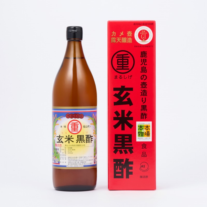 まるしげフーズライフ 玄米黒酢 900ml 株式会社創健社-自然食品の企画・製造・卸売