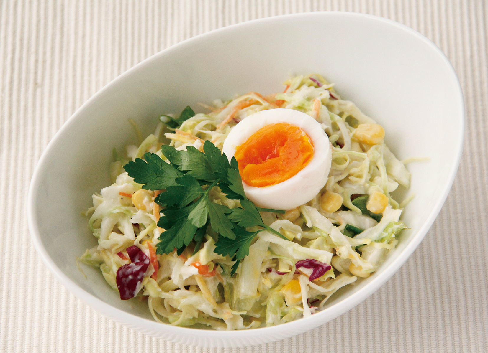 シーザーサラダドレッシング で簡単コールスロー風サラダ