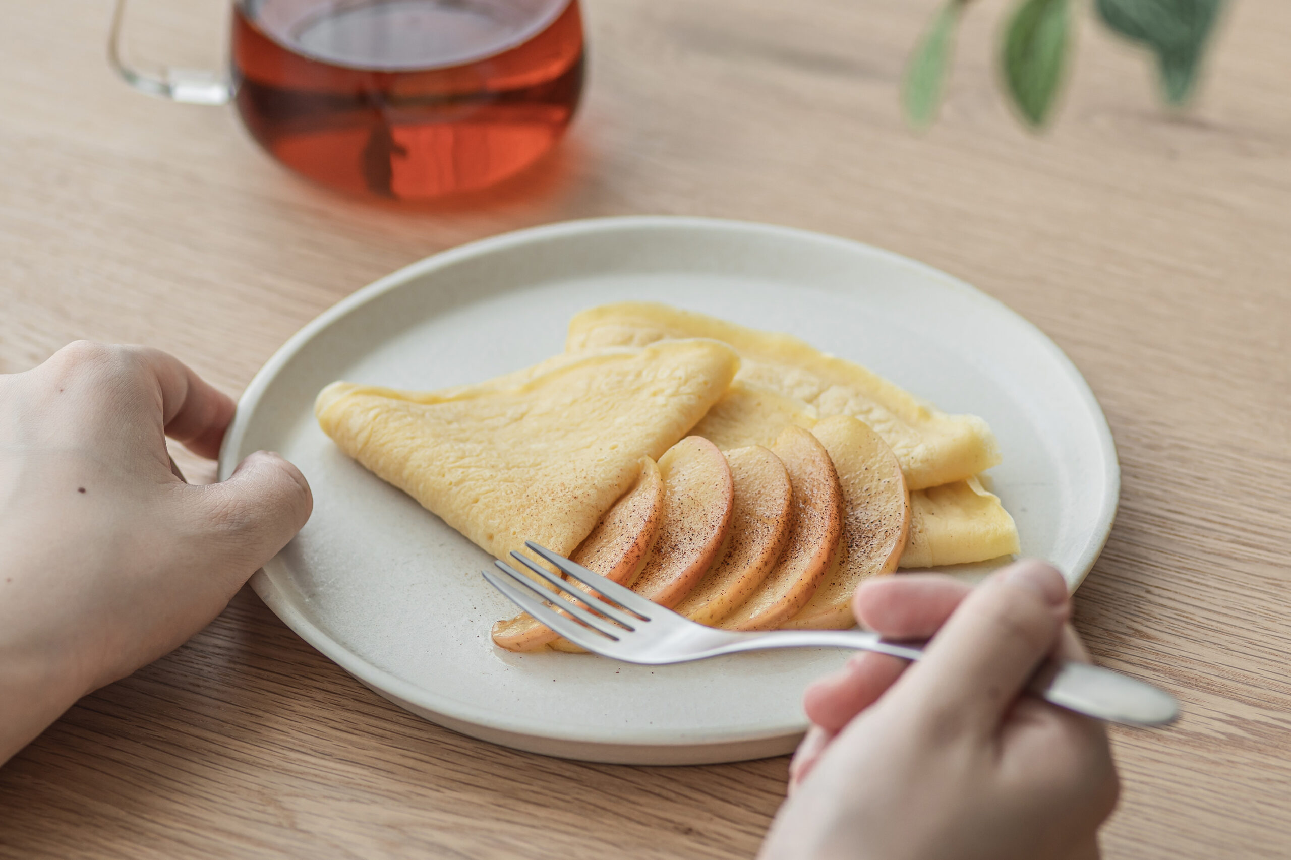 おうちで簡単もちもちクレープ