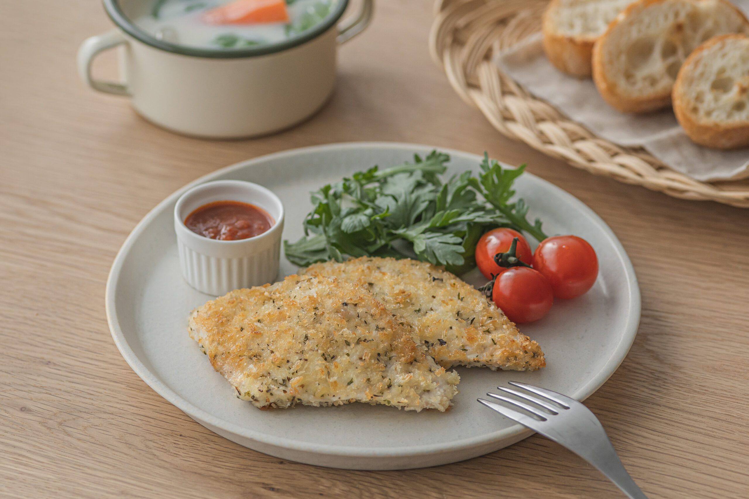 サクサク！メカジキの香草パン粉焼き