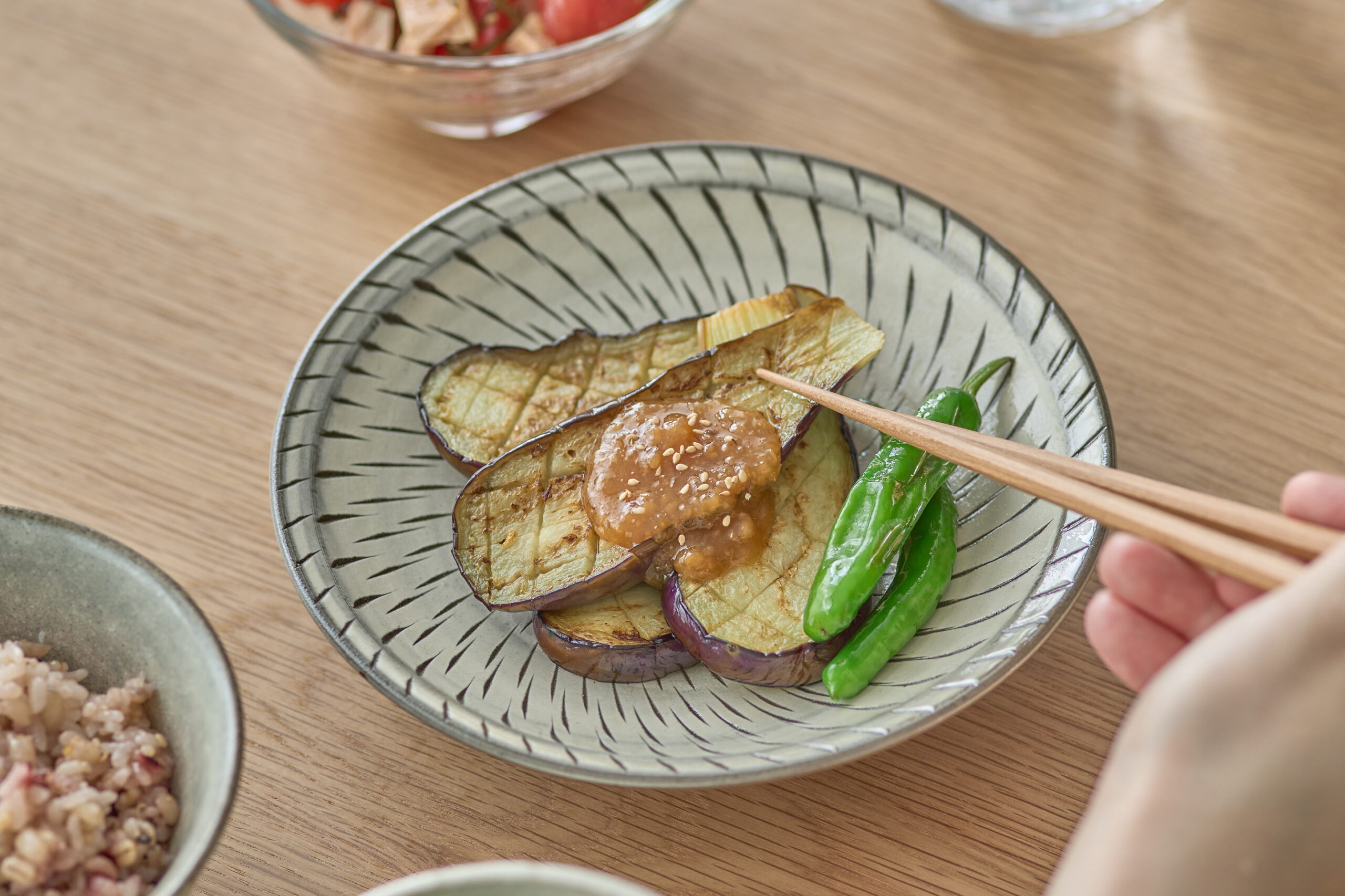 味噌と相性抜群！とろとろナスのステーキ