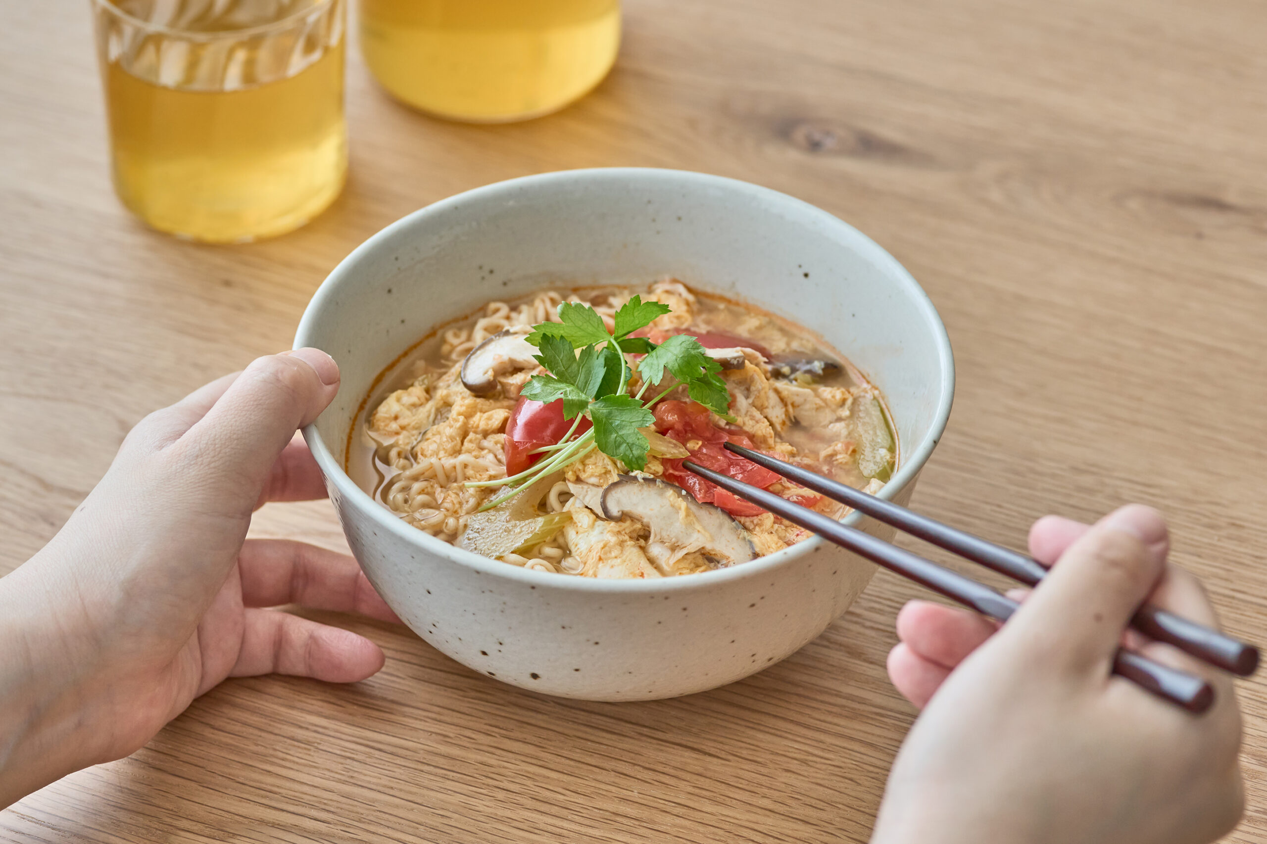 簡単アレンジ！冷やし酸辣湯麺