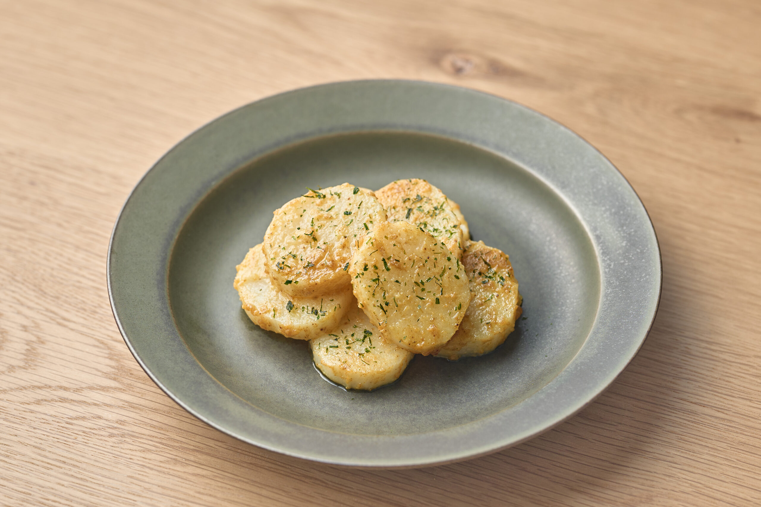 ホクホク食感！長芋のカレーマヨ焼き