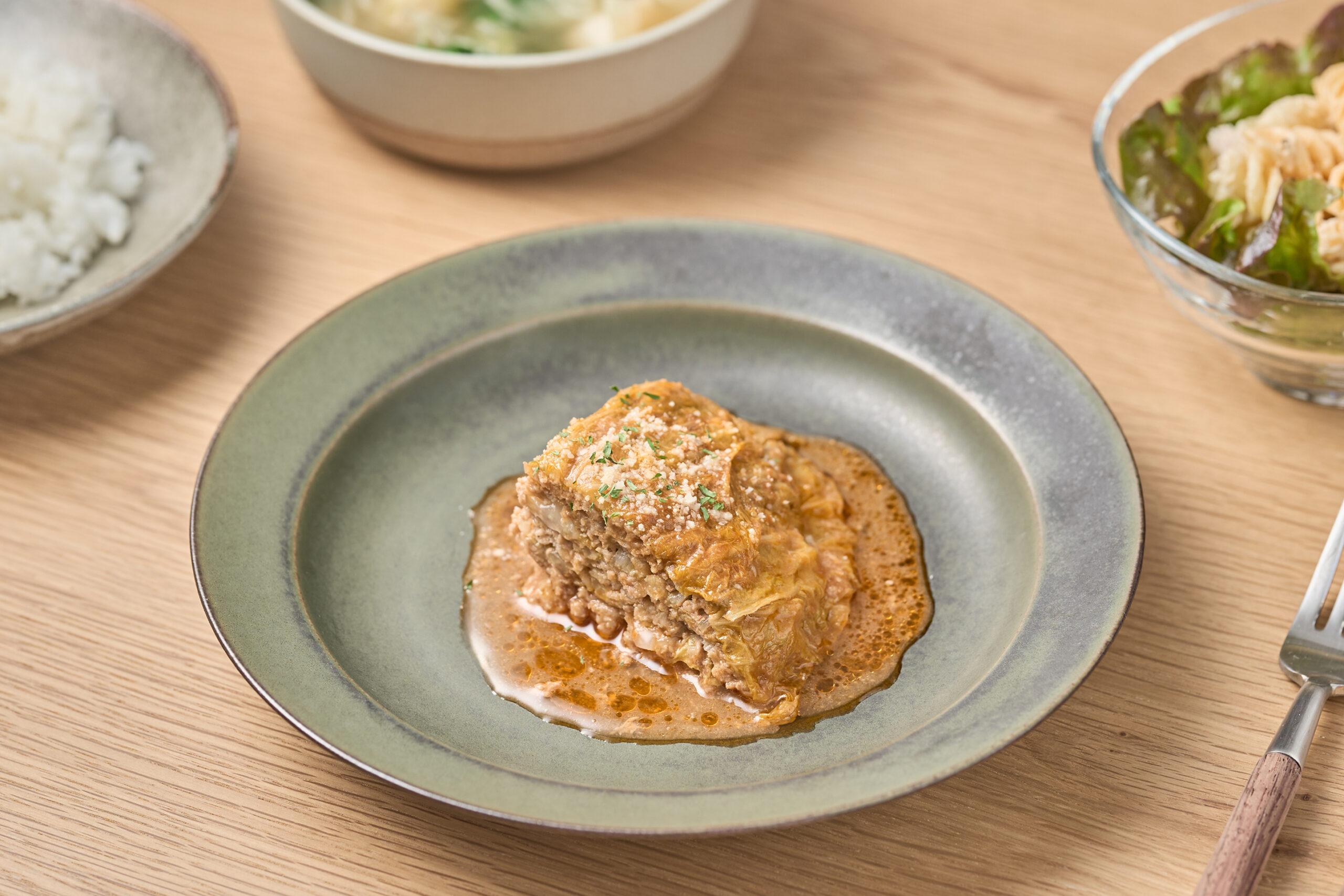 電子レンジで作る！巻かないロール白菜