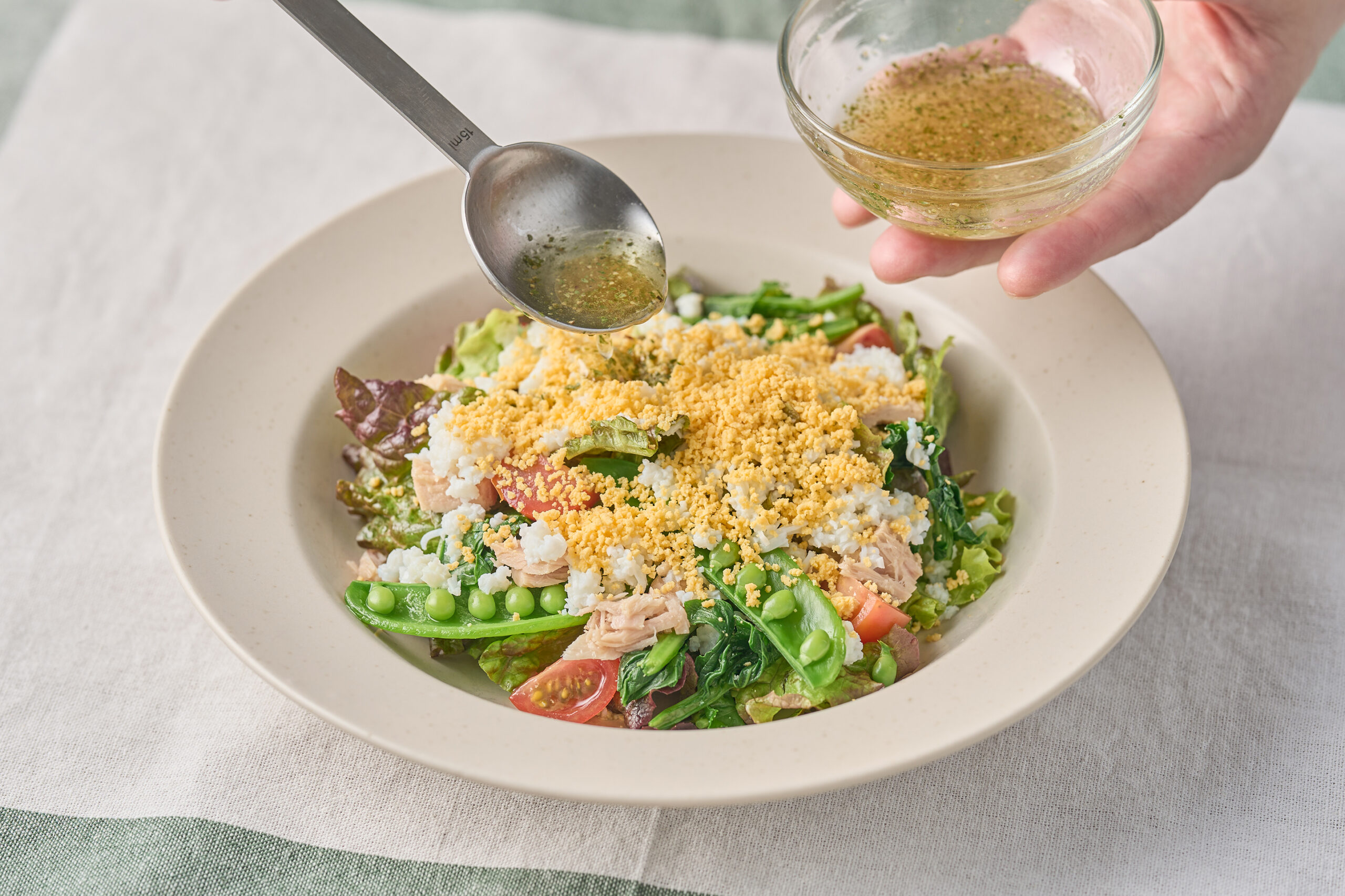 春野菜のミモザサラダ