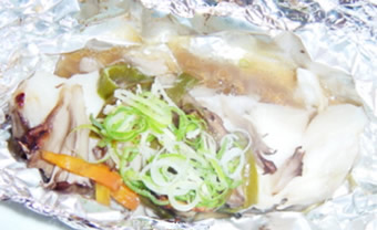 白身魚のホイル焼き