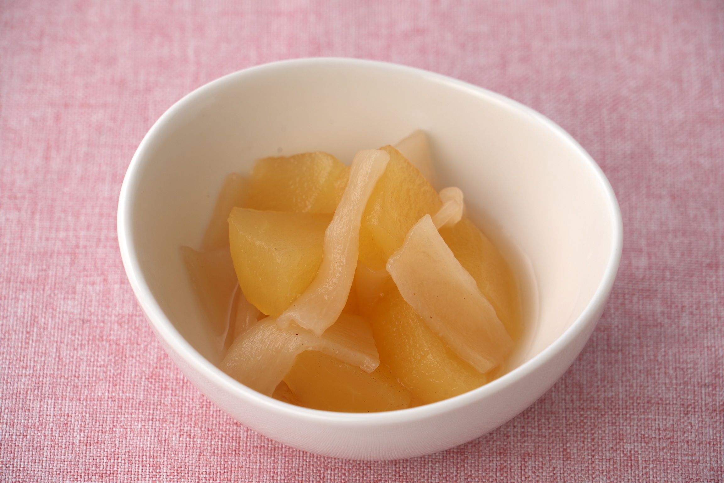 かんぴょうとりんごのコンポート