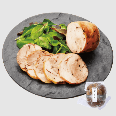 103.火内鶏ブロックハム　ブラックペッパー