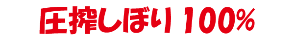 圧搾しぼり100%