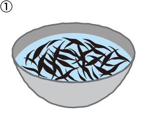芽ひじきのもどし方