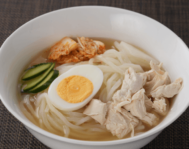 冷麺のスープに