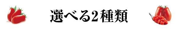 選べる2種類