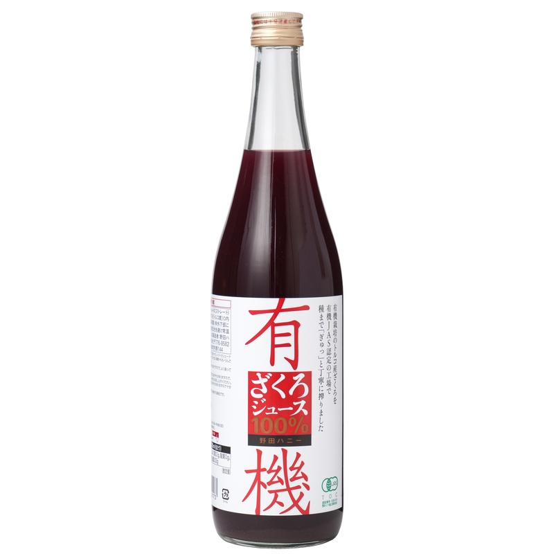 野田ハニー食品工業 有機ざくろジュース１００％ 710ml
