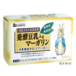 創健社 発酵豆乳入りマーガリン ピーターラビット 180g