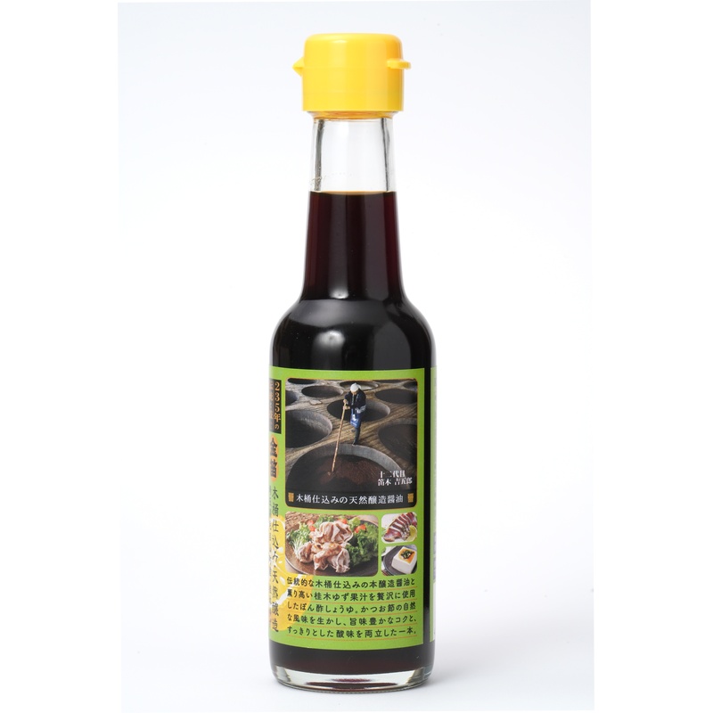 笛木醤油 金笛　ぽん酢しょうゆ　ゆず 150ml