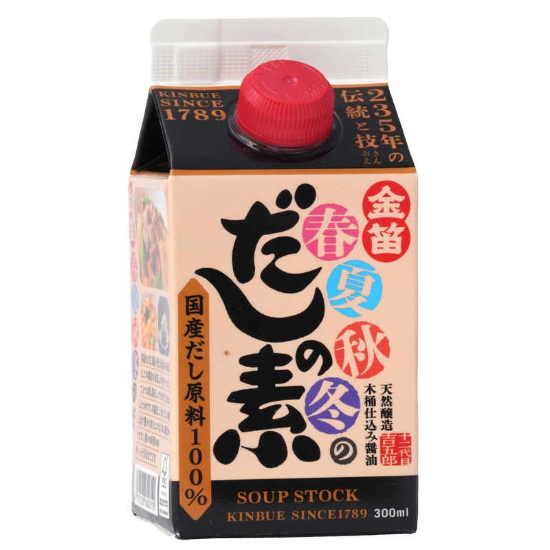 笛木醤油 金笛　春夏秋冬のだしの素　紙パック 300ml