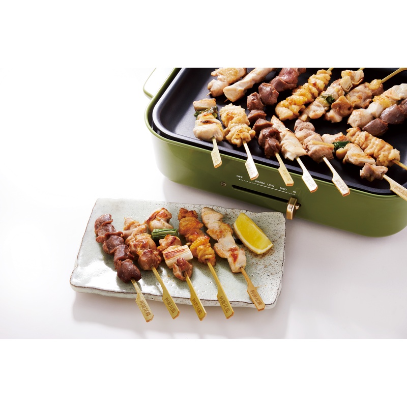 丸本 けい樂亭　阿波尾鶏焼き鳥　５種セット もも串、ねぎま串、むね串、砂肝串、皮串 各30g×4本