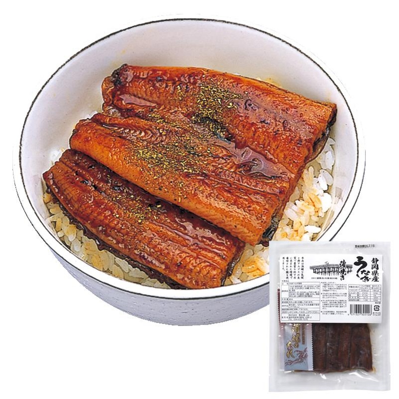 恵比寿 静岡産　うなぎ蒲焼きカット（タレ・山椒付） 80g