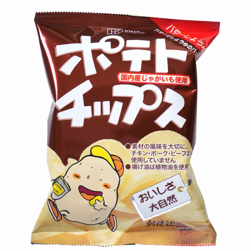 創健社 ポテトチップス　バターしょうゆ味 60g