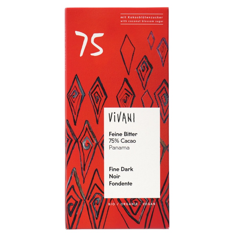 ViVANI オーガニックファインダークチョコレート 75%