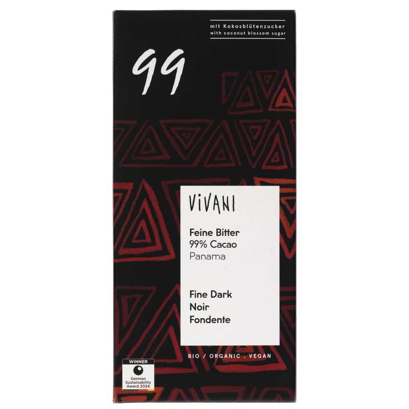ViVANI オーガニックファインダークチョコレート 99%