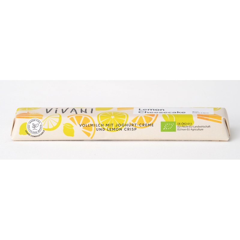 ニコウトレーディング ＶｉＶＡＮＩ　オーガニックチョコレートバー　レモンチーズケーキ 40ｇ