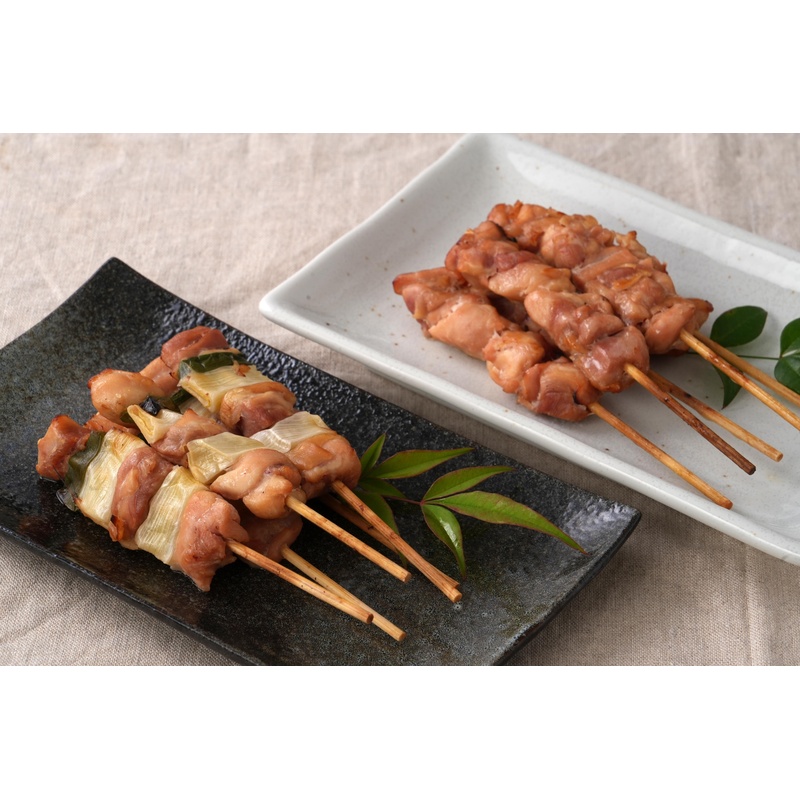 日岡商事 焼き鳥セット 焼き鳥もも串、焼き鳥ねぎま串　5本×3袋